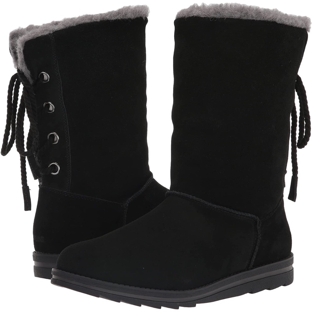 NIB MUK LUKS Women's Ziggy Rodeo Boot Color Black